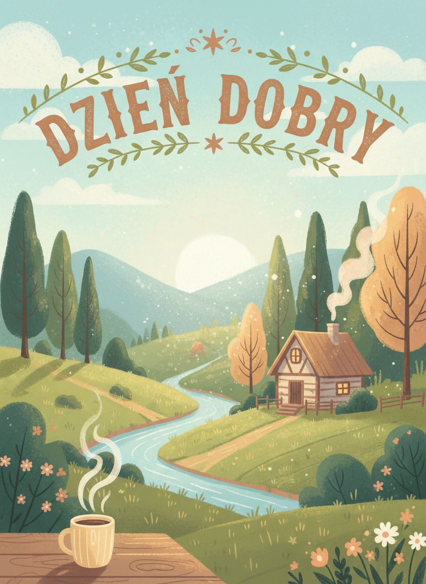 kartki na dzień dobry