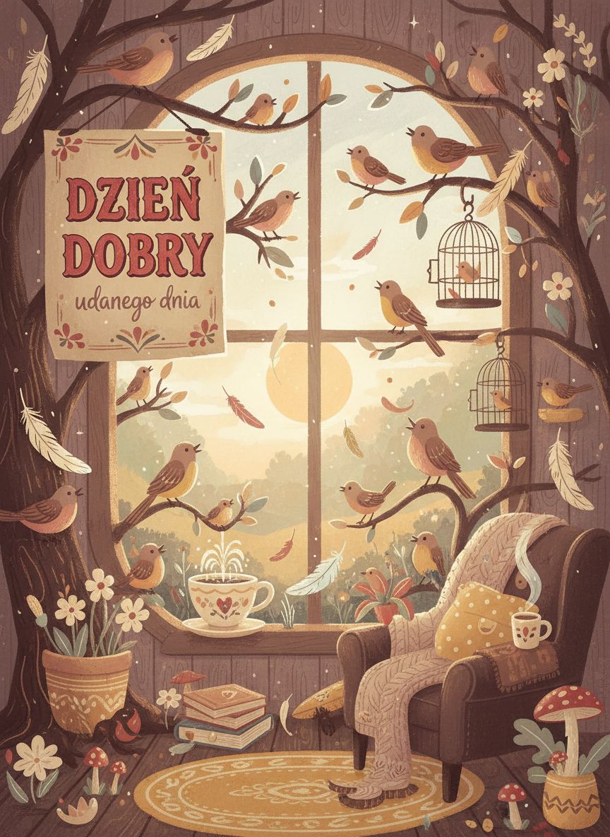 kartki na dzień dobry